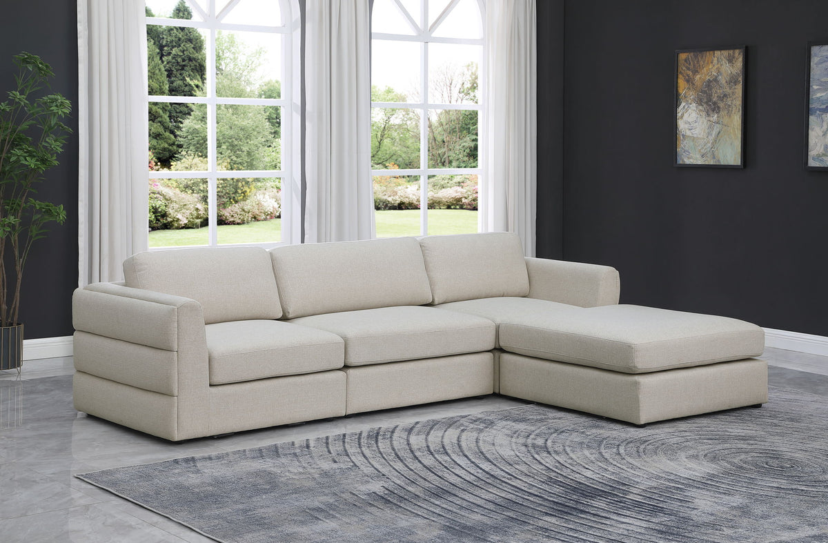 Beckham - 4 Piece Modular L-Sahped Sectional