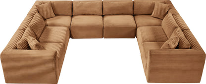 Shaggy - Fabric 8 Piece Modular U-Shaped Sectional