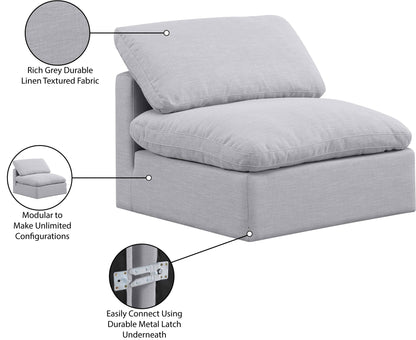 Indulge - Linen Armless Chair