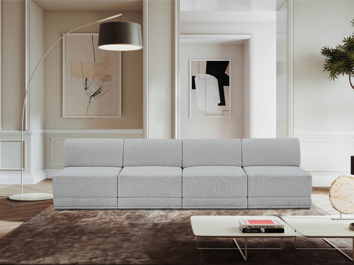 Ollie - 4 Seat Armless Modular Sofa
