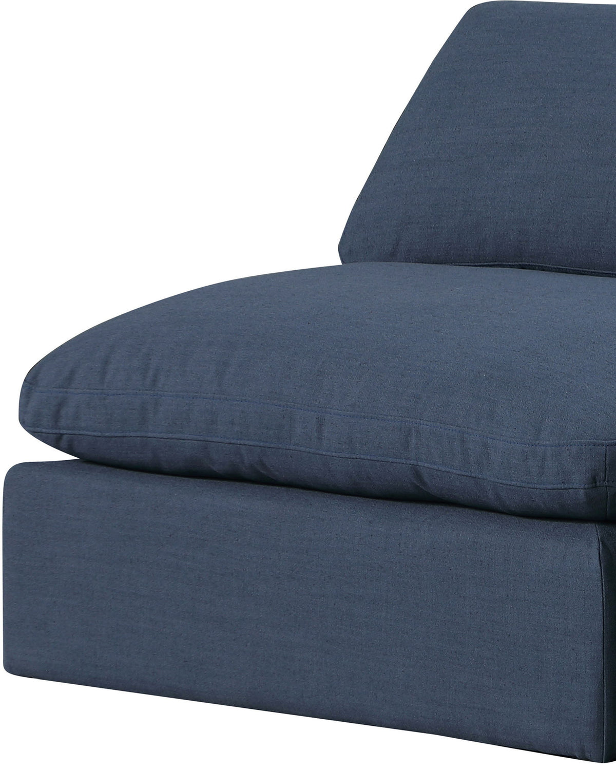 Comfy - Linen Modular Armless Sofa 2 Seats