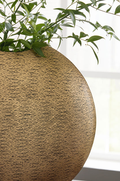 Iansboro - Vase - 15" - Antique Gold Finish