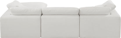 Comfy - 4 Piece Linen Fabric Modular Sectional With Chaise