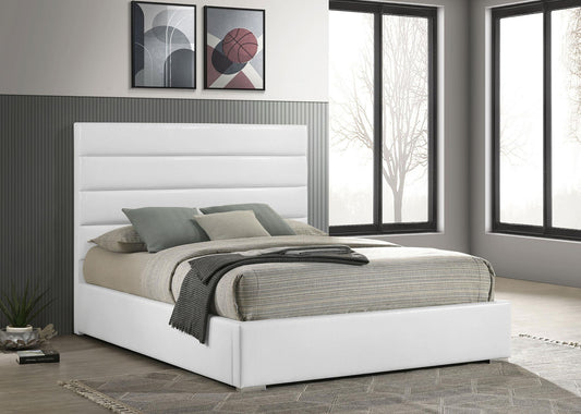 Felicity 53-inch Upholstered California King Bed White