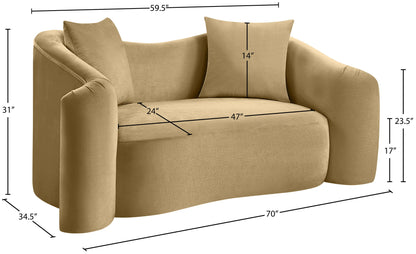 Destin - Velvet Loveseat