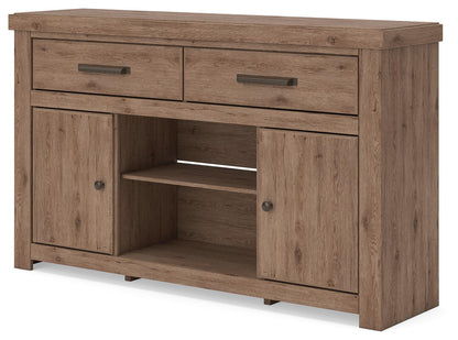 Garistyn - LG TV Stand With Fireplace Option