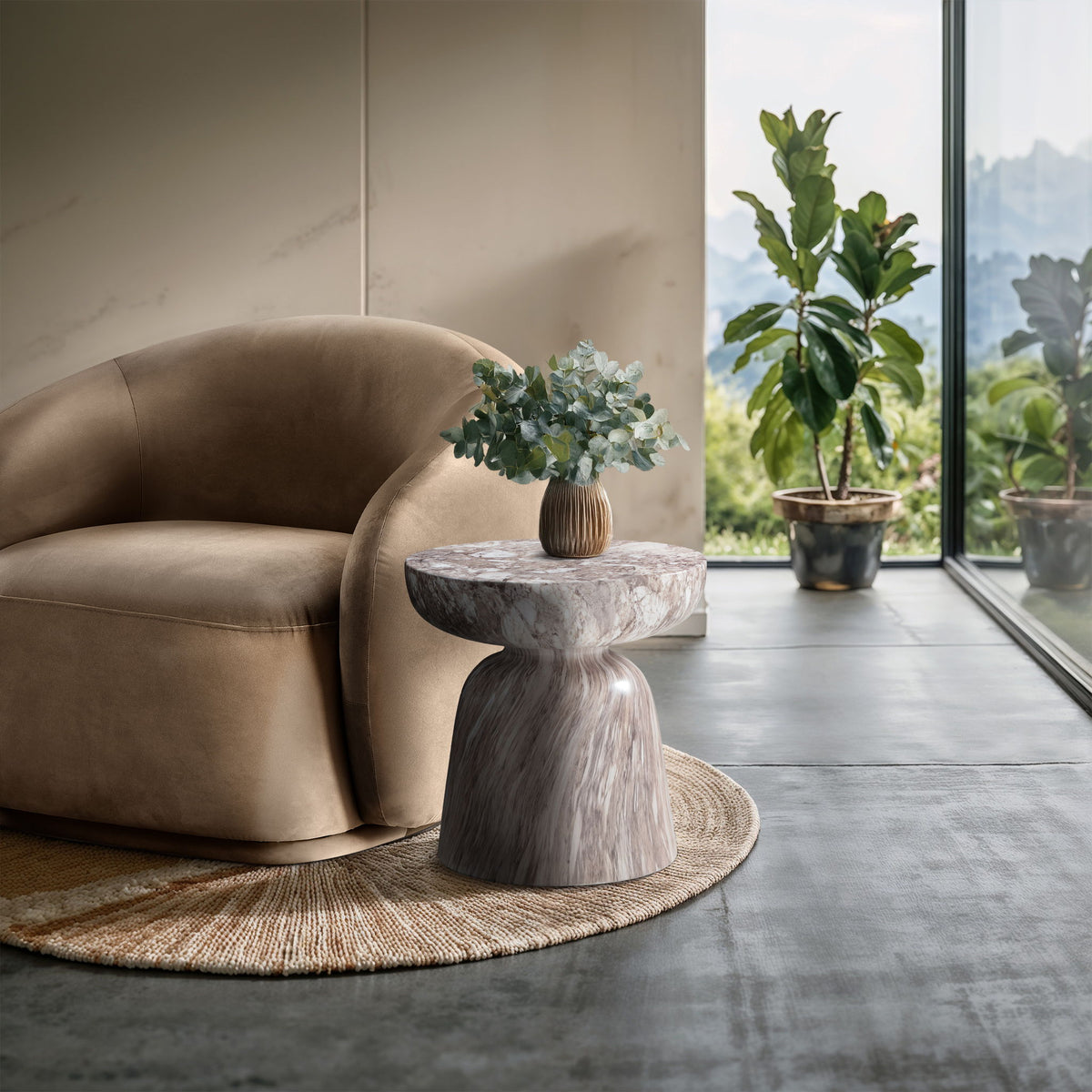 Avellino - Concrete End Table