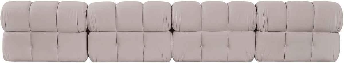 Orin - Velvet 4 Piece Modular Sofa