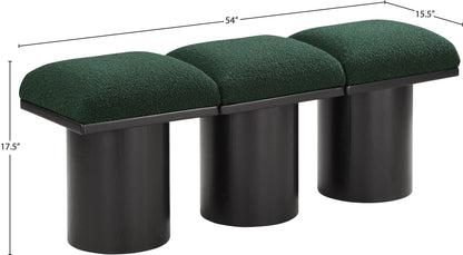 Pavilion - 3 Piece Modular Bench With Black Base