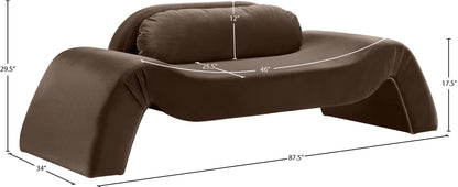 Austin - Velvet Loveseat