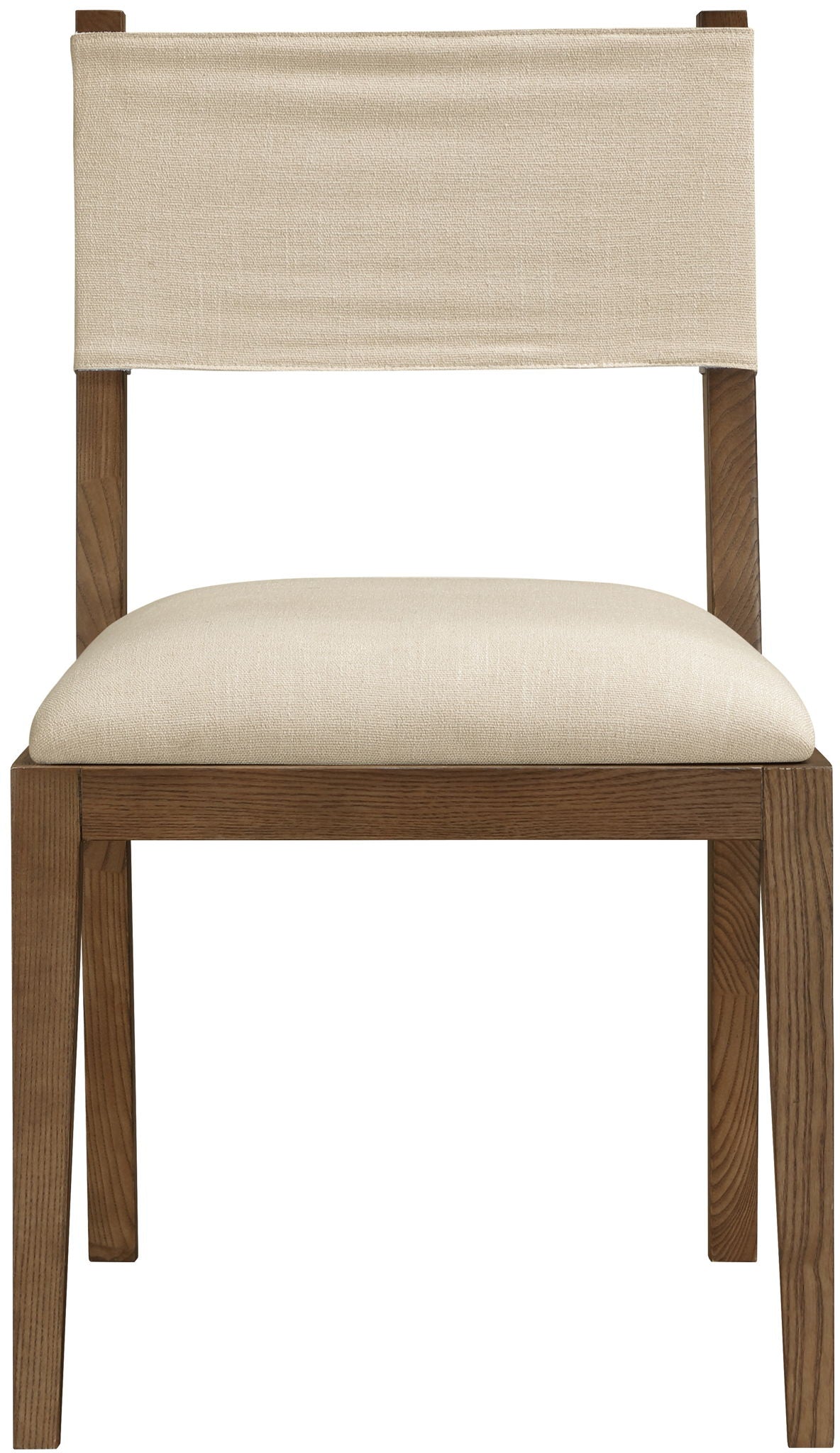 Avon - Linen Textured Performance Fabric Upholstered Dining Side Chair (Set of 2)