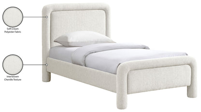 Baylor - Fabric With Interwoven Chenille Upholstered Bed