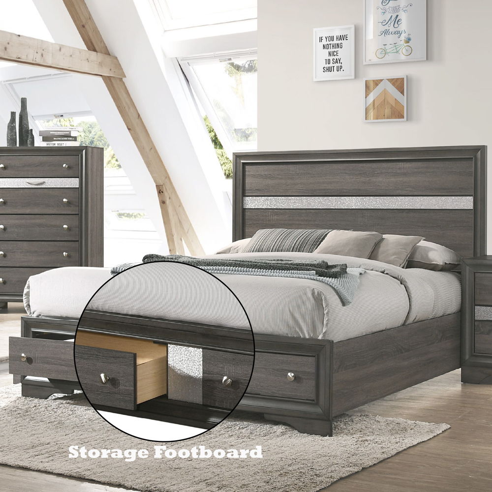 Naima - Bed w/Storage