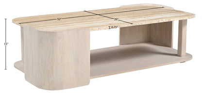 Calabria - Marble And Oak Wood Table