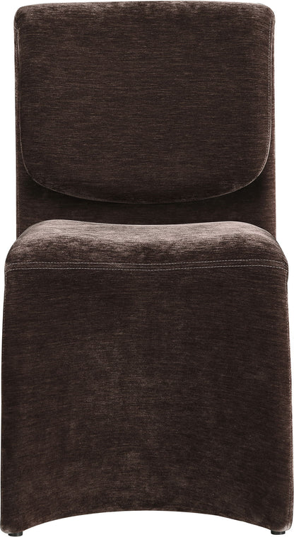 Slique - Performance Fabric Upholstered Dining Chair (Set of 2) - Brown