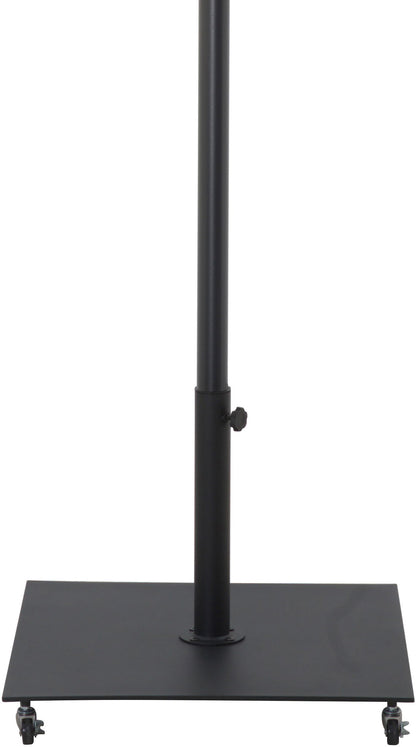 Amalfi - Aluminum Patio Umbrella - Black Base / Black Pole