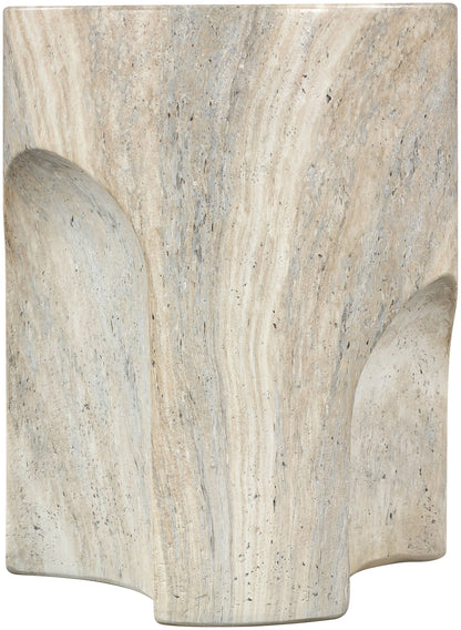 Olira - Concrete And Fiberglass Indoor / Outdoor End Table