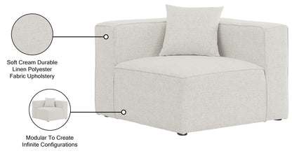 Cube - Linen Corner Chair