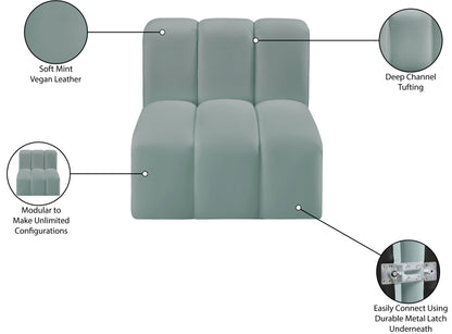 Arc - Faux Leather Straight Chair
