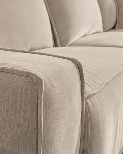 Carceri - 3-Piece Power Sectional Reclining Sofa With Armless Power Recliner - Cashmere