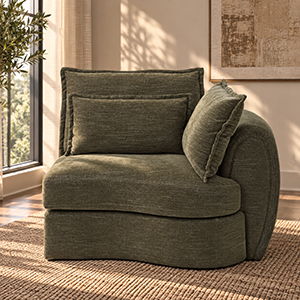 Leighton - Modular Arm Chair With 3 Pillows