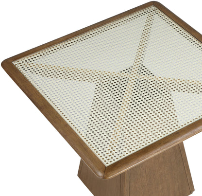 Atrium - Glass Top And Wood Base Dining Table