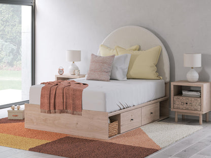 Arloster - Upholstered Panel Bed