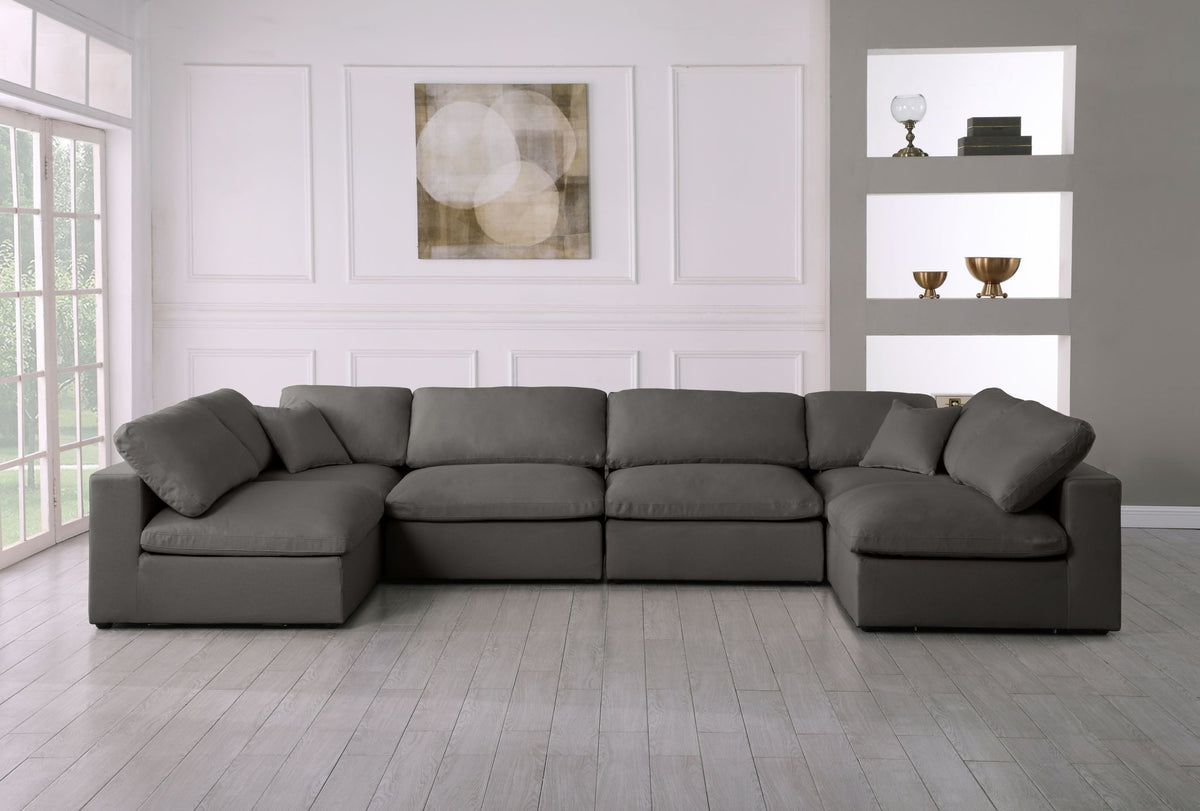 Plush - 6 Piece Modular Sectional