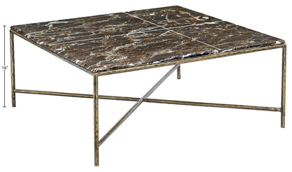 Valen - Marble And Iron Table