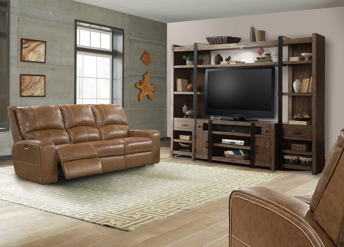 Swift - Power Reclining Sofa - Bourbon