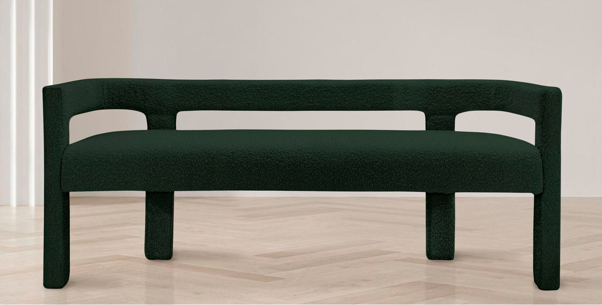 Athena - Boucle Fabric Bench