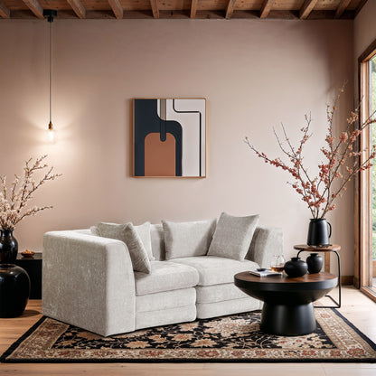 Stellar - 2 Piece 76" Upholstered Modular Loveseat