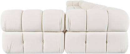 Orin - Velvet Performance Fabric Upholstered 8 Piece L-Shaped Sectional