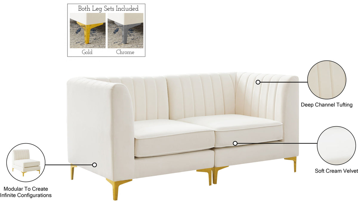 Alina - 2 Piece Modular Sectional