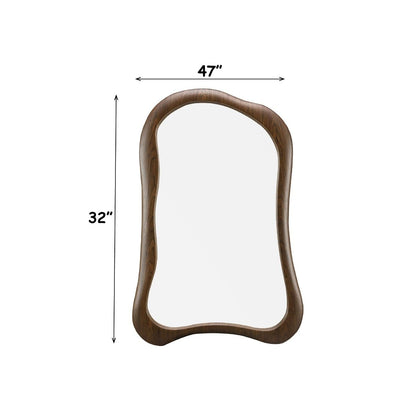 Lanza - Aceent Mirror - Dark Walnut