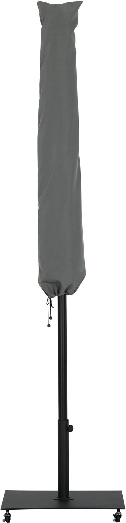 Fiji - Aluminum Patio Umbrella With Square Black Base