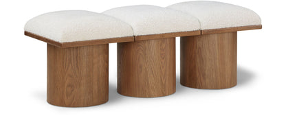 Pavilion - 3 Piece Modular Bench With Brown Base
