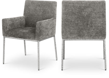 Reeves - Dining Chair With Silver Legs (Set of 2)