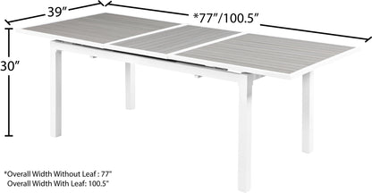 Nizuc - Outdoor Patio Extendable Dining Table