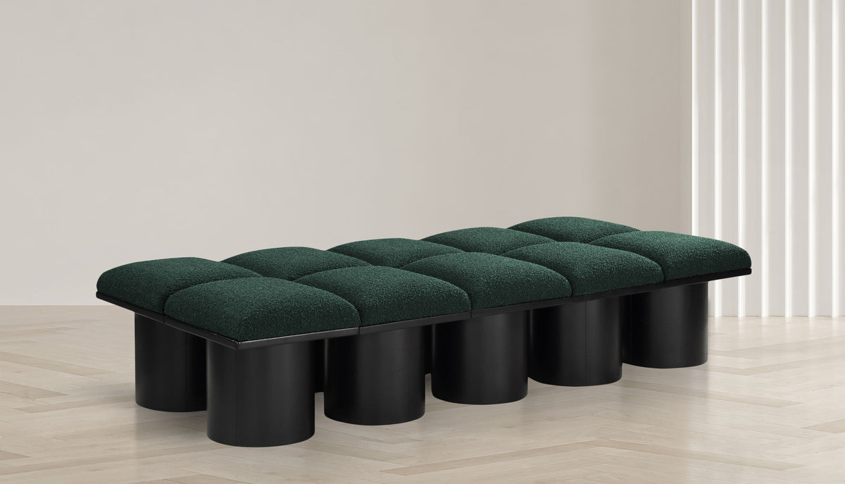 Pavilion - 10 Piece Modular Bench With Black Base
