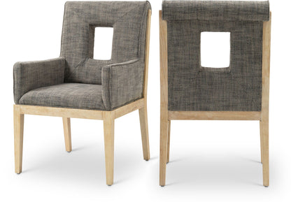 Gwendolyn - Dining Arm Chair With Natural Frame