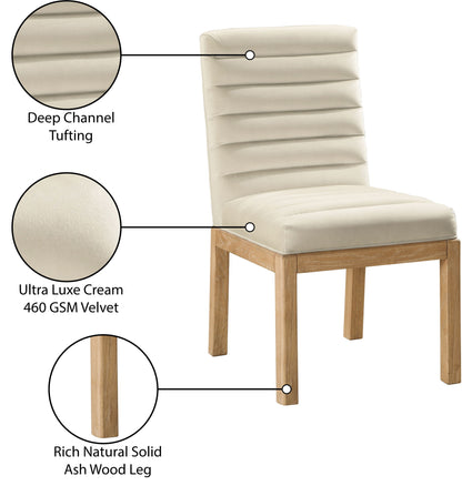 Evelyn - Dining Chair With Natural Legs
