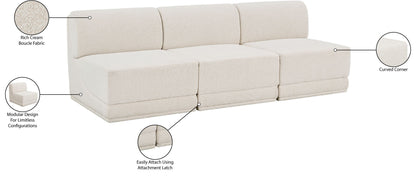 Ollie - 3 Seat Armless Modular Sofa