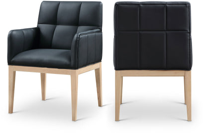 Adrian - Dining Arm Chair (Set of 2) - Light Brown Legs