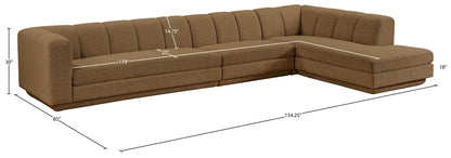 Modari - Sectional - Brown