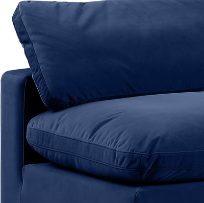 Comfy - 7 Piece Velvet Modular Armless Sectional