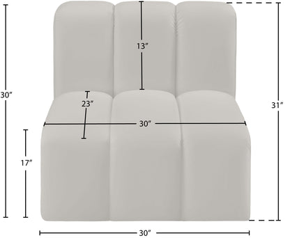 Arc - Faux Leather Straight Chair
