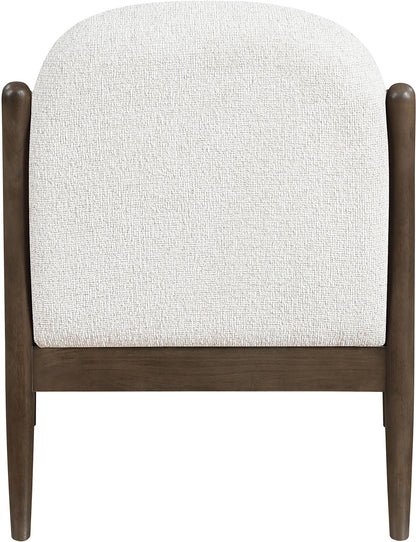 Helmsley - Performance Fabric Upholstered Accent Chair - Brown Frame