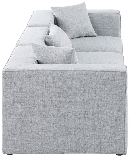 Cube - Linen Modular 3 Seat Sofa