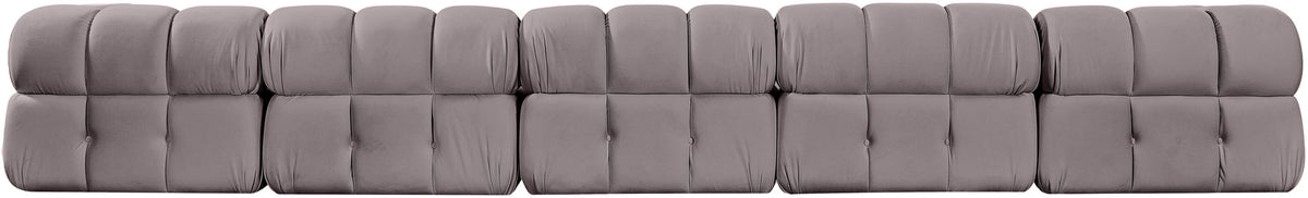 Orin - Fabric Velvet 5 Piece Modular Sofa